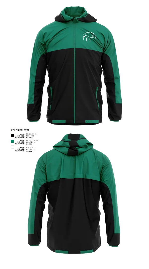 Windbreaker, NSU Riverhawks Football, , Teamtime, Team time, sublimation, custom sports apparel, team uniforms, spirit wear, spiritwear, sports uniforms, custom shirts, team store, custom team store, fundraiser sports, apparel fundraiser