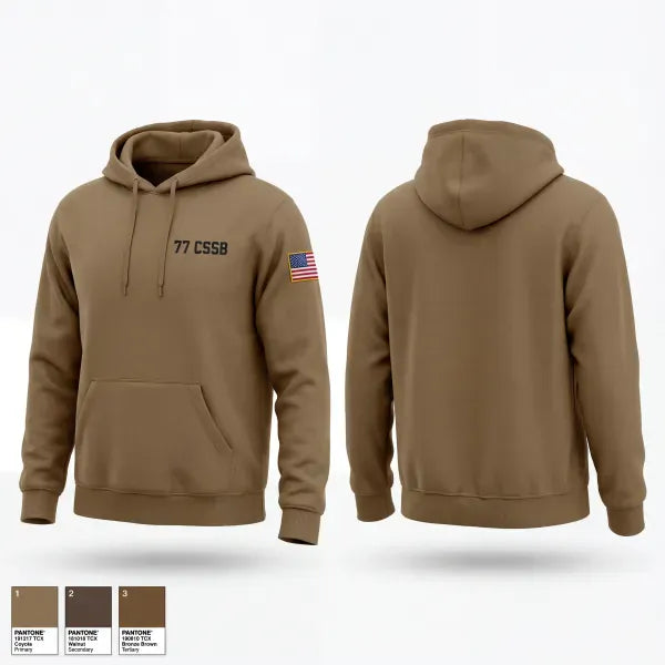 Hoodie, 77 CSSB, Army, Teamtime, Team time, sublimation, custom sports apparel, team uniforms, spirit wear, spiritwear, sports uniforms, custom shirts, team store, custom team store, fundraiser sports, apparel fundraiser