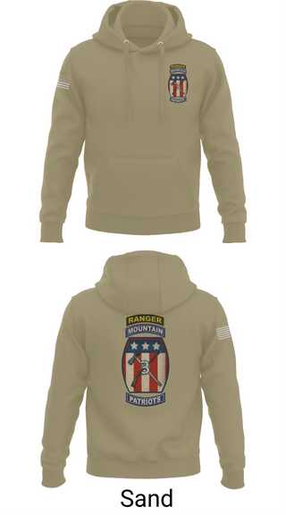Hoodie, 2-47 infantry 3rd BRG 10th MTN, Army, Teamtime, Team time, sublimation, custom sports apparel, team uniforms, spirit wear, spiritwear, sports uniforms, custom shirts, team store, custom team store, fundraiser sports, apparel fundraiser
