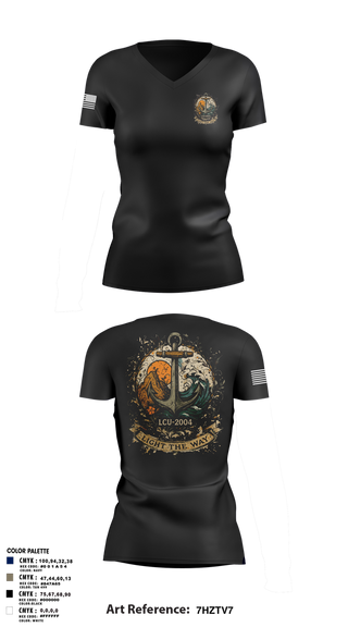 Womens Short Sleeve Vneck Shirt, LCU-2004, Army, Teamtime, Team time, sublimation, custom sports apparel, team uniforms, spirit wear, spiritwear, sports uniforms, custom shirts, team store, custom team store, fundraiser sports, apparel fundraiser