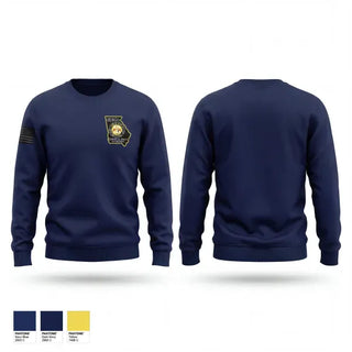 Crew Neck Sweatshirt, Georgia Department of Public Safety, Police, Teamtime, Team time, sublimation, custom sports apparel, team uniforms, spirit wear, spiritwear, sports uniforms, custom shirts, team store, custom team store, fundraiser sports, apparel fundraiser