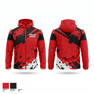 Windbreaker, Fallbrook softball, Softball, Teamtime, Team time, sublimation, custom sports apparel, team uniforms, spirit wear, spiritwear, sports uniforms, custom shirts, team store, custom team store, fundraiser sports, apparel fundraiser