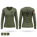 Jackson County Joint SWAT Women's Long Sleeve V-neck Shirt - 1