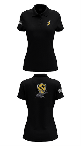 Womens Short Sleeve Performance Polo, 3227 aircav, Army, Teamtime, Team time, sublimation, custom sports apparel, team uniforms, spirit wear, spiritwear, sports uniforms, custom shirts, team store, custom team store, fundraiser sports, apparel fundraiser