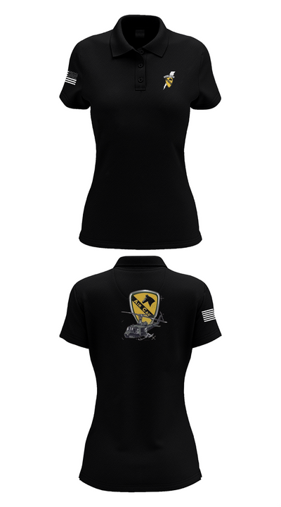 3227 aircav 53479323 Women's Short Sleeve Performance Polo  - 35