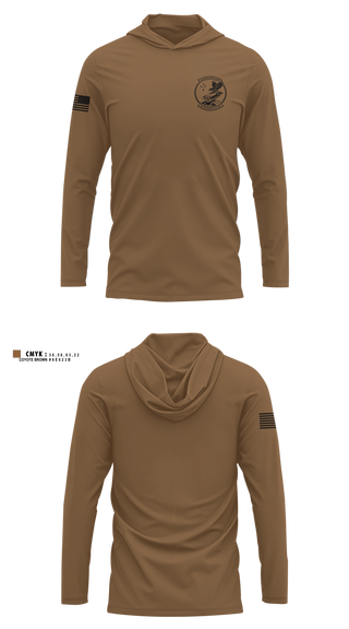 Long Sleeve hooded sunshirt, 109th MOF, Air Force, Teamtime, Team time, sublimation, custom sports apparel, team uniforms, spirit wear, spiritwear, sports uniforms, custom shirts, team store, custom team store, fundraiser sports, apparel fundraiser