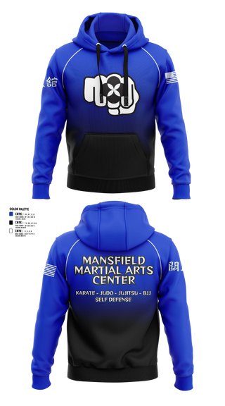Hoodie, Mansfield Martial Arts Center, , Teamtime, Team time, sublimation, custom sports apparel, team uniforms, spirit wear, spiritwear, sports uniforms, custom shirts, team store, custom team store, fundraiser sports, apparel fundraiser