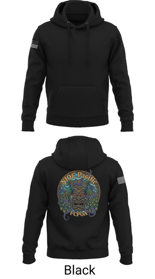 Hoodie, NIOC Pacific FCPOA, Navy, Teamtime, Team time, sublimation, custom sports apparel, team uniforms, spirit wear, spiritwear, sports uniforms, custom shirts, team store, custom team store, fundraiser sports, apparel fundraiser
