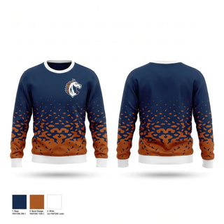 Crew Neck Sweatshirt, Mustangs, , Teamtime, Team time, sublimation, custom sports apparel, team uniforms, spirit wear, spiritwear, sports uniforms, custom shirts, team store, custom team store, fundraiser sports, apparel fundraiser