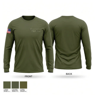 Long Sleeve Performance Shirt, Greenwood TWP Fire, Fire Department, Teamtime, Team time, sublimation, custom sports apparel, team uniforms, spirit wear, spiritwear, sports uniforms, custom shirts, team store, custom team store, fundraiser sports, apparel fundraiser
