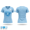 MISFITZ Women's Short Sleeve V-neck Shirt - 1