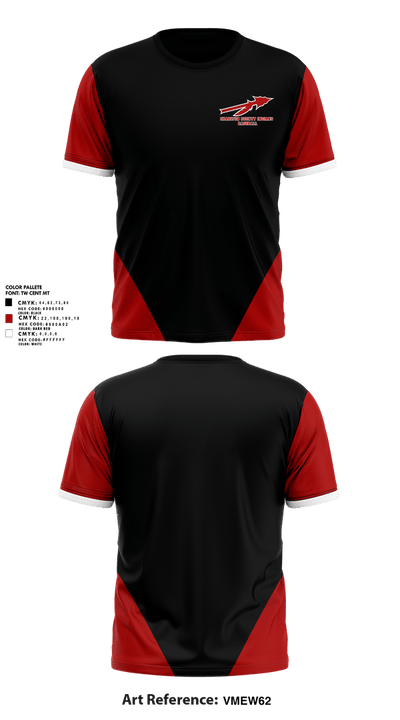 Charlton County Indians 89479896 Short Sleeve Performance Shirt - 1