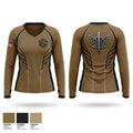 112th SIG BN (SO)(A) Women's Long Sleeve V-neck Shirt - 1