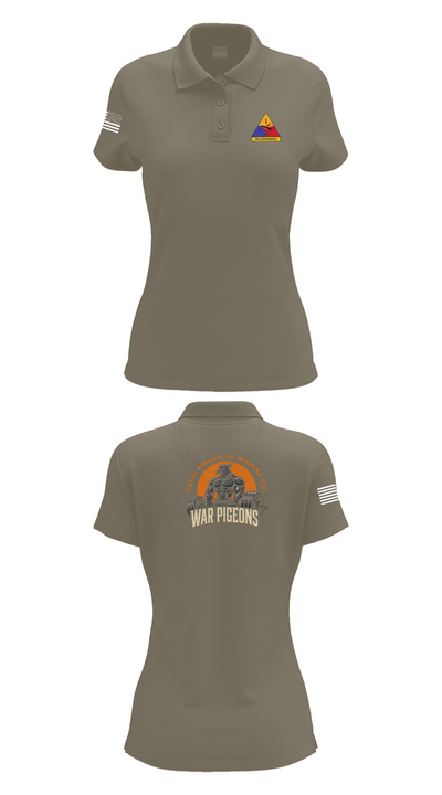261st War Pigeons Women's Short Sleeve Performance Polo  - 75