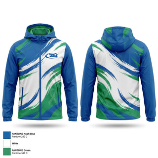 Windbreaker, Colorado Rush North, Women's Soccer, Teamtime, Team time, sublimation, custom sports apparel, team uniforms, spirit wear, spiritwear, sports uniforms, custom shirts, team store, custom team store, fundraiser sports, apparel fundraiser