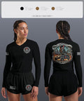 Ghost Riders 85736262 Women's Long Sleeve V-neck Shirt - 5