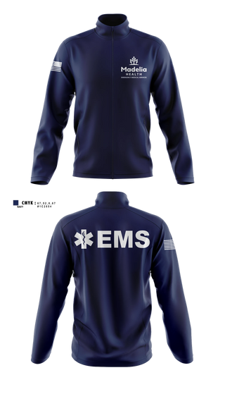 Fleece Jacket, Madelia Health EMS, EMS/EMT, Teamtime, Team time, sublimation, custom sports apparel, team uniforms, spirit wear, spiritwear, sports uniforms, custom shirts, team store, custom team store, fundraiser sports, apparel fundraiser