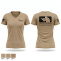 Attack Company Women's Short Sleeve V-neck Shirt - 1