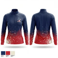 Central Illinois Patriots 15264542 Quarter Zip Jacket - 1