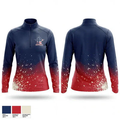 Central Illinois Patriots 15264542 Quarter Zip Jacket - 1