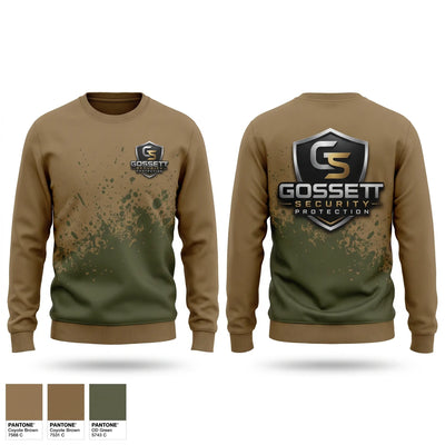 Gossett security protection Crew Neck Sweatshirt - 1