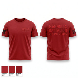 Old School Cotton Feel Shirt, Magnolia Battalion Ole Miss ROTC, Army, Teamtime, Team time, sublimation, custom sports apparel, team uniforms, spirit wear, spiritwear, sports uniforms, custom shirts, team store, custom team store, fundraiser sports, apparel fundraiser