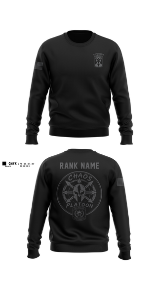 Crew Neck Sweatshirt, D-2 CTF Defender, Army, Teamtime, Team time, sublimation, custom sports apparel, team uniforms, spirit wear, spiritwear, sports uniforms, custom shirts, team store, custom team store, fundraiser sports, apparel fundraiser
