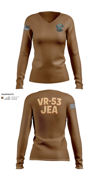 Womens Long Sleeve Vneck Shirt, VR-53, , Teamtime, Team time, sublimation, custom sports apparel, team uniforms, spirit wear, spiritwear, sports uniforms, custom shirts, team store, custom team store, fundraiser sports, apparel fundraiser