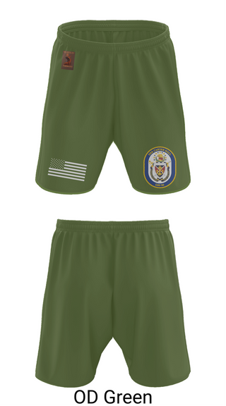 Athletic Shorts With Pockets, Uss Carter Hall, , Teamtime, Team time, sublimation, custom sports apparel, team uniforms, spirit wear, spiritwear, sports uniforms, custom shirts, team store, custom team store, fundraiser sports, apparel fundraiser