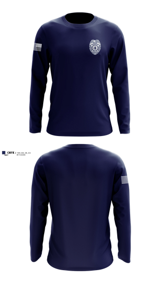 Long Sleeve Performance Shirt, Cadott Police Department, Police, Teamtime, Team time, sublimation, custom sports apparel, team uniforms, spirit wear, spiritwear, sports uniforms, custom shirts, team store, custom team store, fundraiser sports, apparel fundraiser