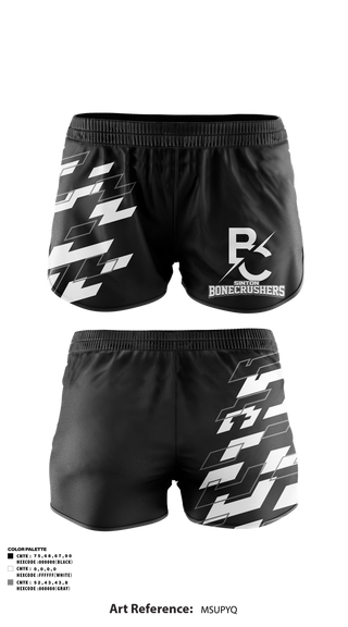 Track Shorts, Sinton Bonecrushers, , Teamtime, Team time, sublimation, custom sports apparel, team uniforms, spirit wear, spiritwear, sports uniforms, custom shirts, team store, custom team store, fundraiser sports, apparel fundraiser