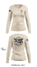 sert 65452085 Women's Long Sleeve V-neck Shirt - 103