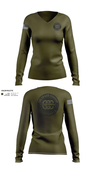 Womens Long Sleeve Vneck Shirt, , Wrestling, Teamtime, Team time, sublimation, custom sports apparel, team uniforms, spirit wear, spiritwear, sports uniforms, custom shirts, team store, custom team store, fundraiser sports, apparel fundraiser