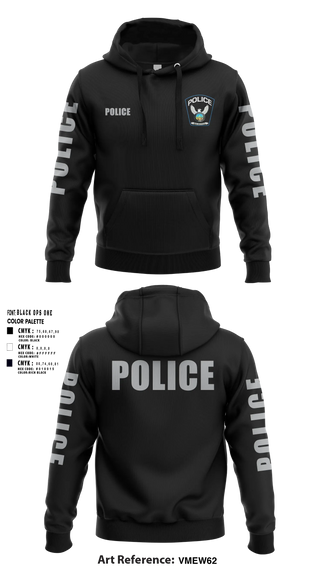 Hoodie, Walbridge Police Department, Police, Teamtime, Team time, sublimation, custom sports apparel, team uniforms, spirit wear, spiritwear, sports uniforms, custom shirts, team store, custom team store, fundraiser sports, apparel fundraiser