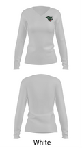 Conifer Lobos Baseball 33151461 Women's Long Sleeve V-neck Shirt - 16