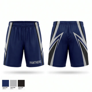 Athletic Shorts With Pockets, Panthers, Men's Basketball, Teamtime, Team time, sublimation, custom sports apparel, team uniforms, spirit wear, spiritwear, sports uniforms, custom shirts, team store, custom team store, fundraiser sports, apparel fundraiser