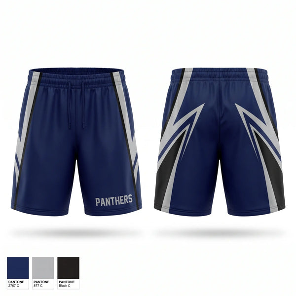 Athletic Shorts With Pockets, Panthers, Men's Basketball, Teamtime, Team time, sublimation, custom sports apparel, team uniforms, spirit wear, spiritwear, sports uniforms, custom shirts, team store, custom team store, fundraiser sports, apparel fundraiser