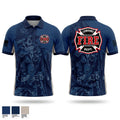 Lemoore Volunteer Fire Department Short Sleeve Performance Polo - 1