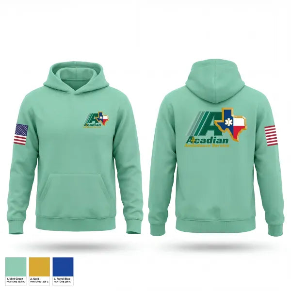 Hoodie, Acadian, EMS/EMT, Teamtime, Team time, sublimation, custom sports apparel, team uniforms, spirit wear, spiritwear, sports uniforms, custom shirts, team store, custom team store, fundraiser sports, apparel fundraiser