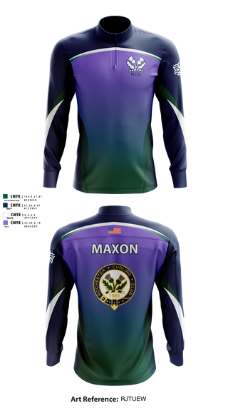 Quarter Zip Jacket, Rochester Curling Club, Spirit Store, Teamtime, Team time, sublimation, custom sports apparel, team uniforms, spirit wear, spiritwear, sports uniforms, custom shirts, team store, custom team store, fundraiser sports, apparel fundraiser