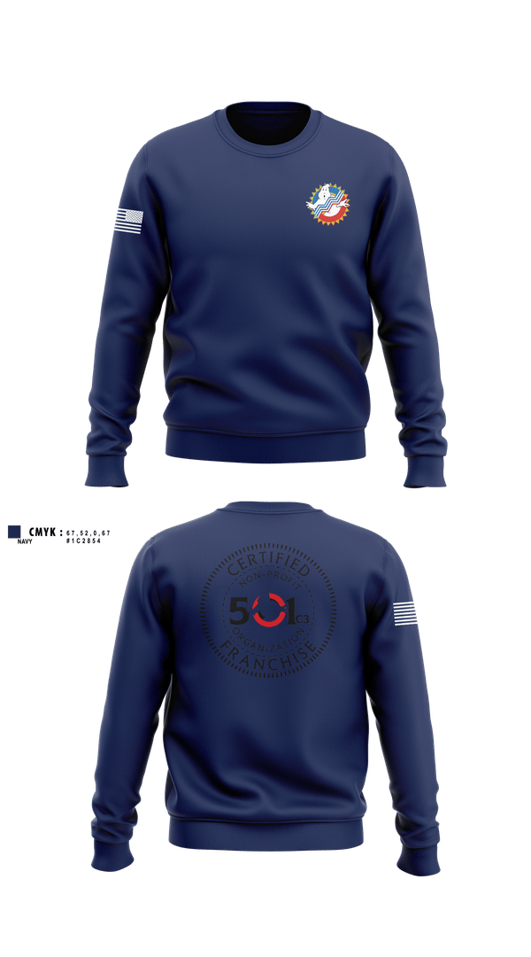 Crew Neck Sweatshirt, Sioux Empire Ghostbusters, , Teamtime, Team time, sublimation, custom sports apparel, team uniforms, spirit wear, spiritwear, sports uniforms, custom shirts, team store, custom team store, fundraiser sports, apparel fundraiser