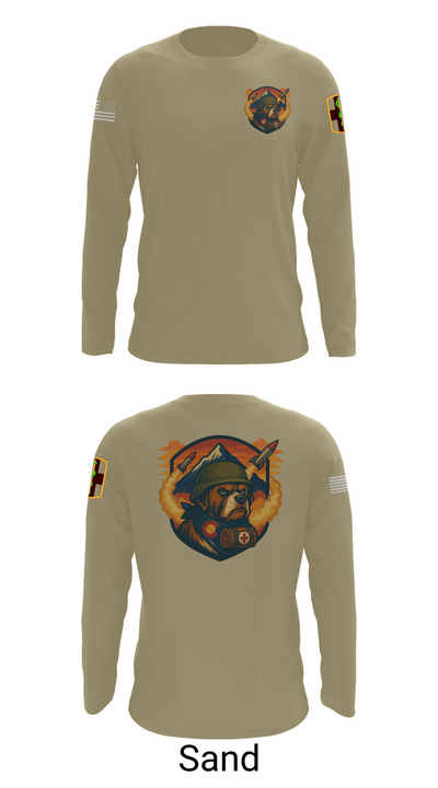 10th Field Hospital (FWD) 73609367 Long Sleeve Performance Shirt 86