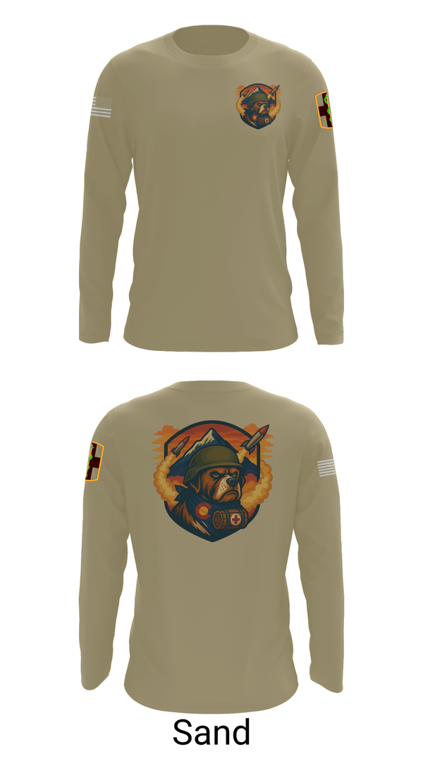 Long Sleeve Performance Shirt, 10th Field Hospital (FWD), , Teamtime, Team time, sublimation, custom sports apparel, team uniforms, spirit wear, spiritwear, sports uniforms, custom shirts, team store, custom team store, fundraiser sports, apparel fundraiser