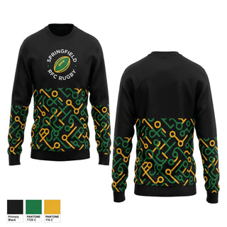 Crew Neck Sweatshirt, Springfield Rifles Rugby Football Club, Rugby, Teamtime, Team time, sublimation, custom sports apparel, team uniforms, spirit wear, spiritwear, sports uniforms, custom shirts, team store, custom team store, fundraiser sports, apparel fundraiser