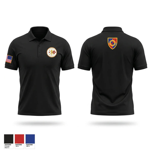 Short Sleeve Performance Polo, 149th Signal Company, National Guard, Teamtime, Team time, sublimation, custom sports apparel, team uniforms, spirit wear, spiritwear, sports uniforms, custom shirts, team store, custom team store, fundraiser sports, apparel fundraiser