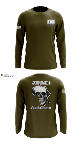 Long Sleeve Performance Shirt, 180th ESC, Army, Teamtime, Team time, sublimation, custom sports apparel, team uniforms, spirit wear, spiritwear, sports uniforms, custom shirts, team store, custom team store, fundraiser sports, apparel fundraiser