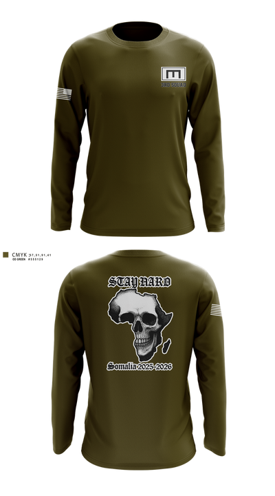 180th ESC 85652758 Long Sleeve Performance Shirt 1