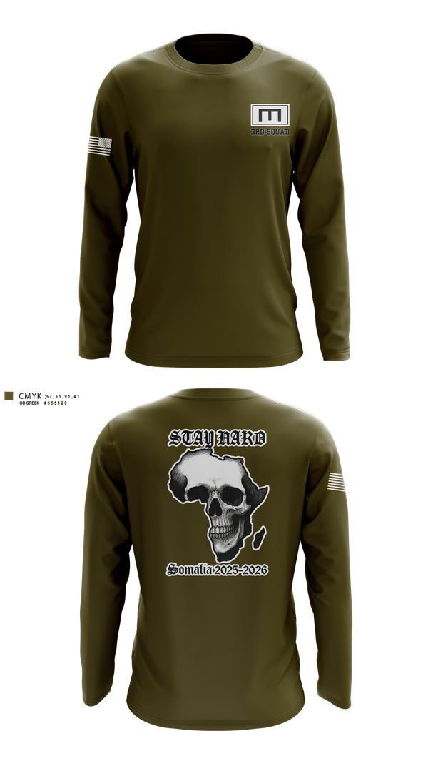 Long Sleeve Performance Shirt, 180th ESC, Army, Teamtime, Team time, sublimation, custom sports apparel, team uniforms, spirit wear, spiritwear, sports uniforms, custom shirts, team store, custom team store, fundraiser sports, apparel fundraiser