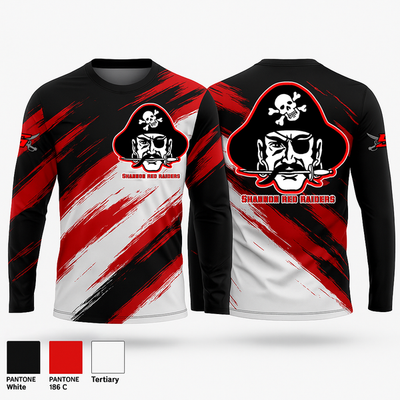 Shannon Red Raiders Long Sleeve Performance Shirt 1