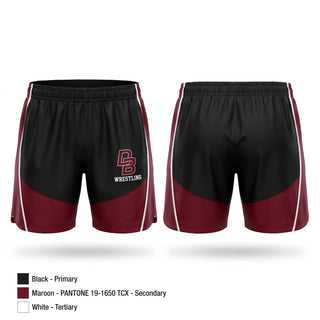 Womens Shorts, Don Bosco Ironmen Wrestling, Wrestling, Teamtime, Team time, sublimation, custom sports apparel, team uniforms, spirit wear, spiritwear, sports uniforms, custom shirts, team store, custom team store, fundraiser sports, apparel fundraiser